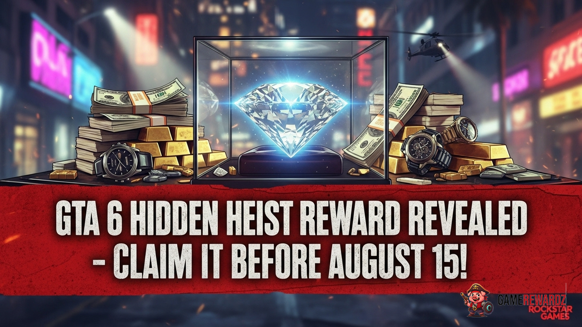 GTA 6 Hidden Heist Reward Revealed – Claim It Before August 15!